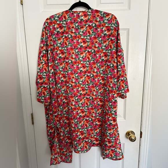 Floral Drop Shoulder Jacket - Picture 4 of 5